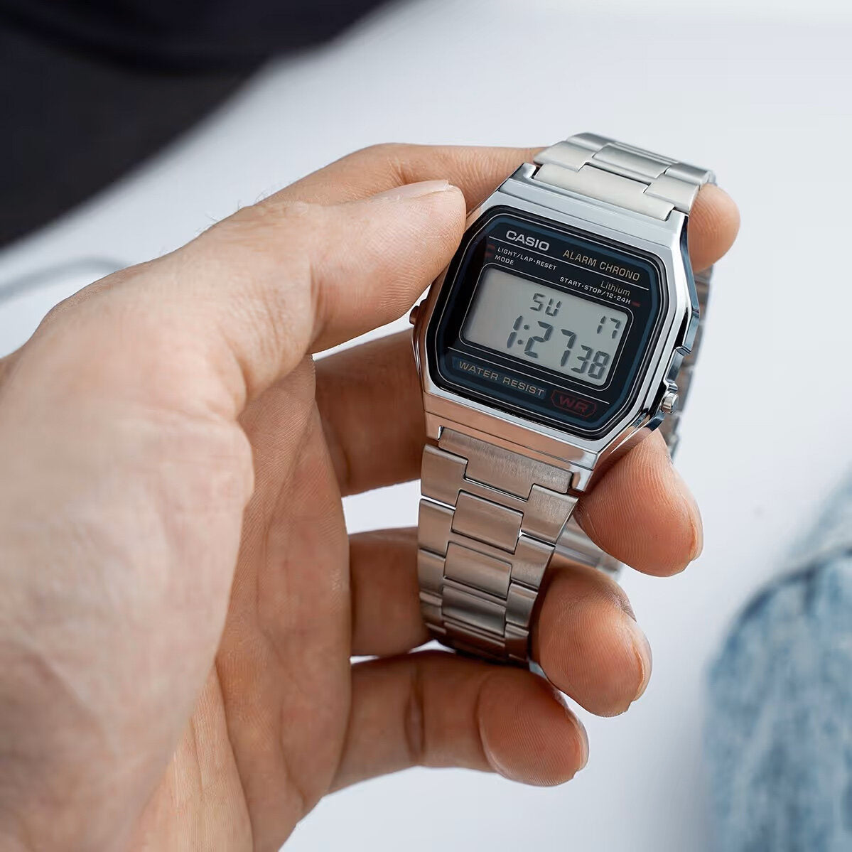 CASIO A158WA-1D MEN WATCH