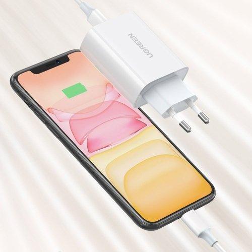 UGREEN PD 30W USB-C Wall Charger - White
