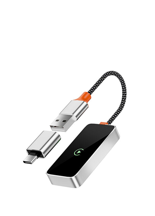 WiWU Wi-CP002 Wireless CarPlay Receiver with LED & USB