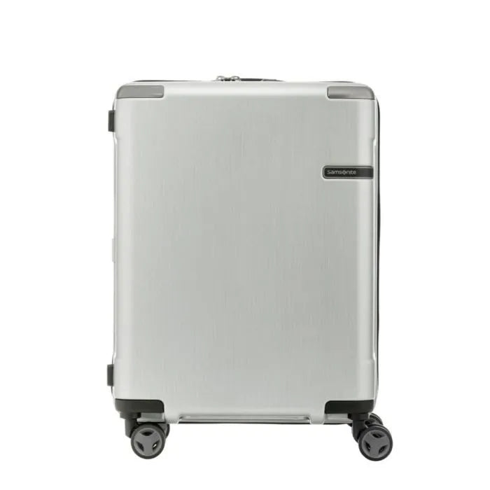 SAMSONITE EVOA Spinner 81cm Expandable – Brushed Silver Luggage
