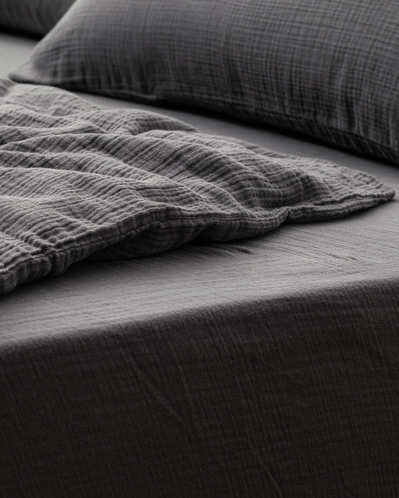 Marla Muslin King Size Duvet Cover Set - Fitted - Madame Coco JO