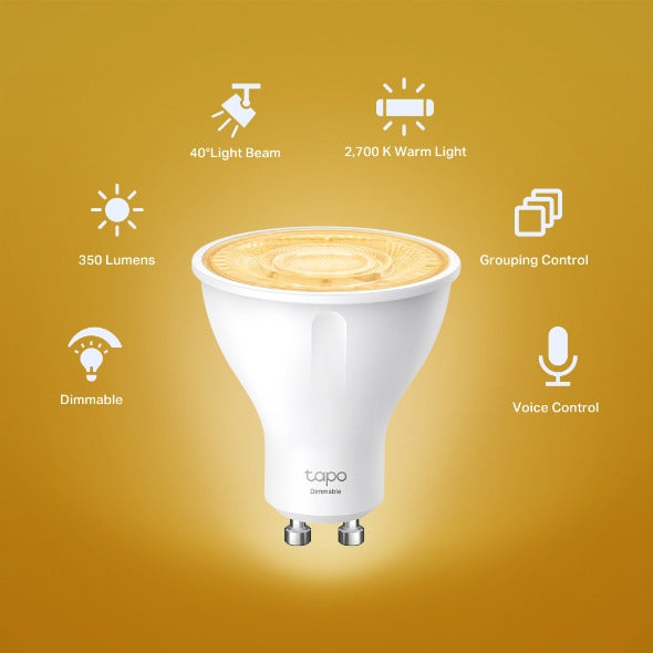 Tapo L610 Smart Wi-Fi Spotlight | Dimmable & Remote-Controlled