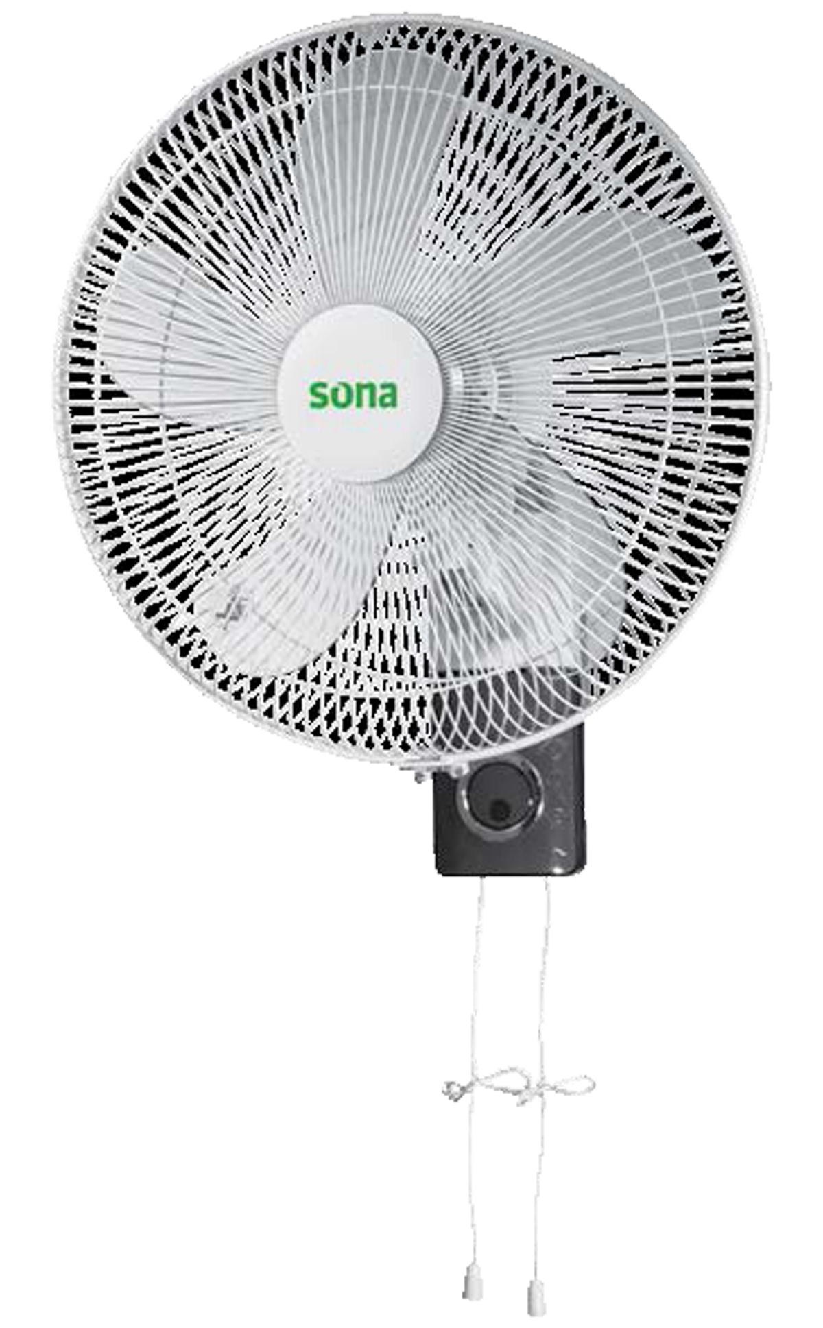 Sona Wall Fan 16 Inch 5 Blades 3 Speeds Copper Motor with Remote - WF-4023R