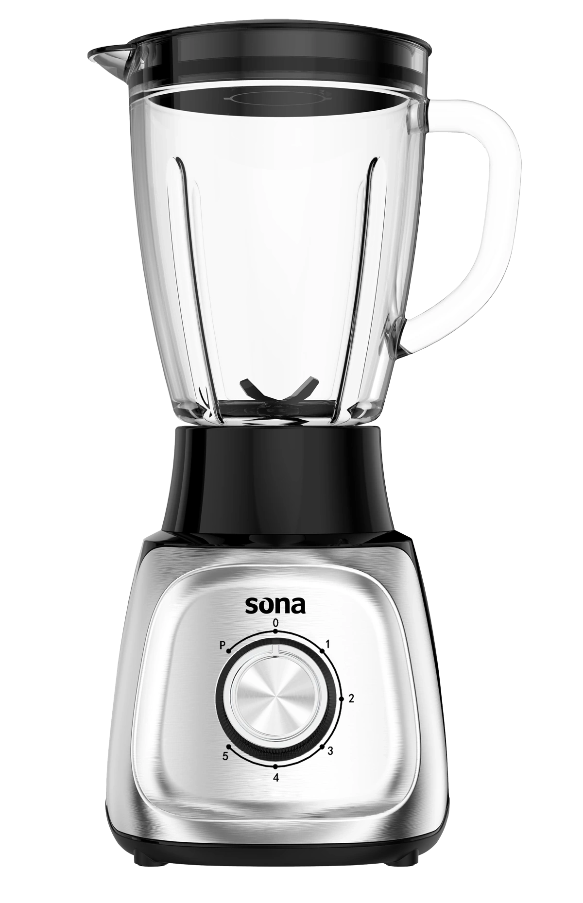 Sona 600W Blender 1.5L Glass Jar, 2 Speeds – 1 Year Warranty