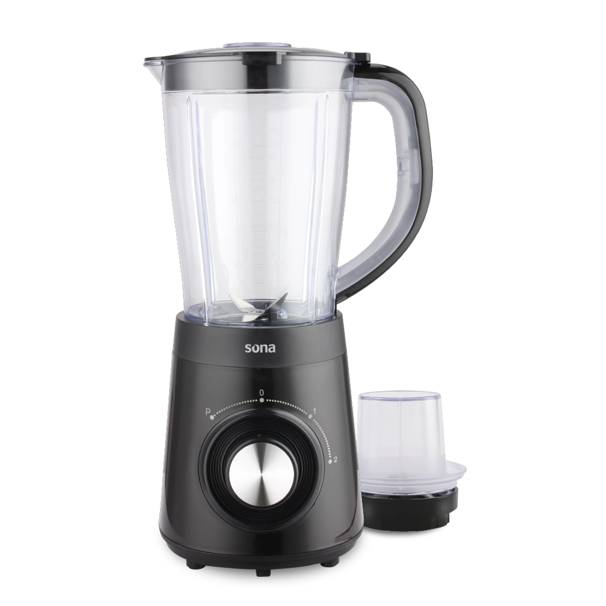 Sona 500W Blender with Grinder 1.5L – Black