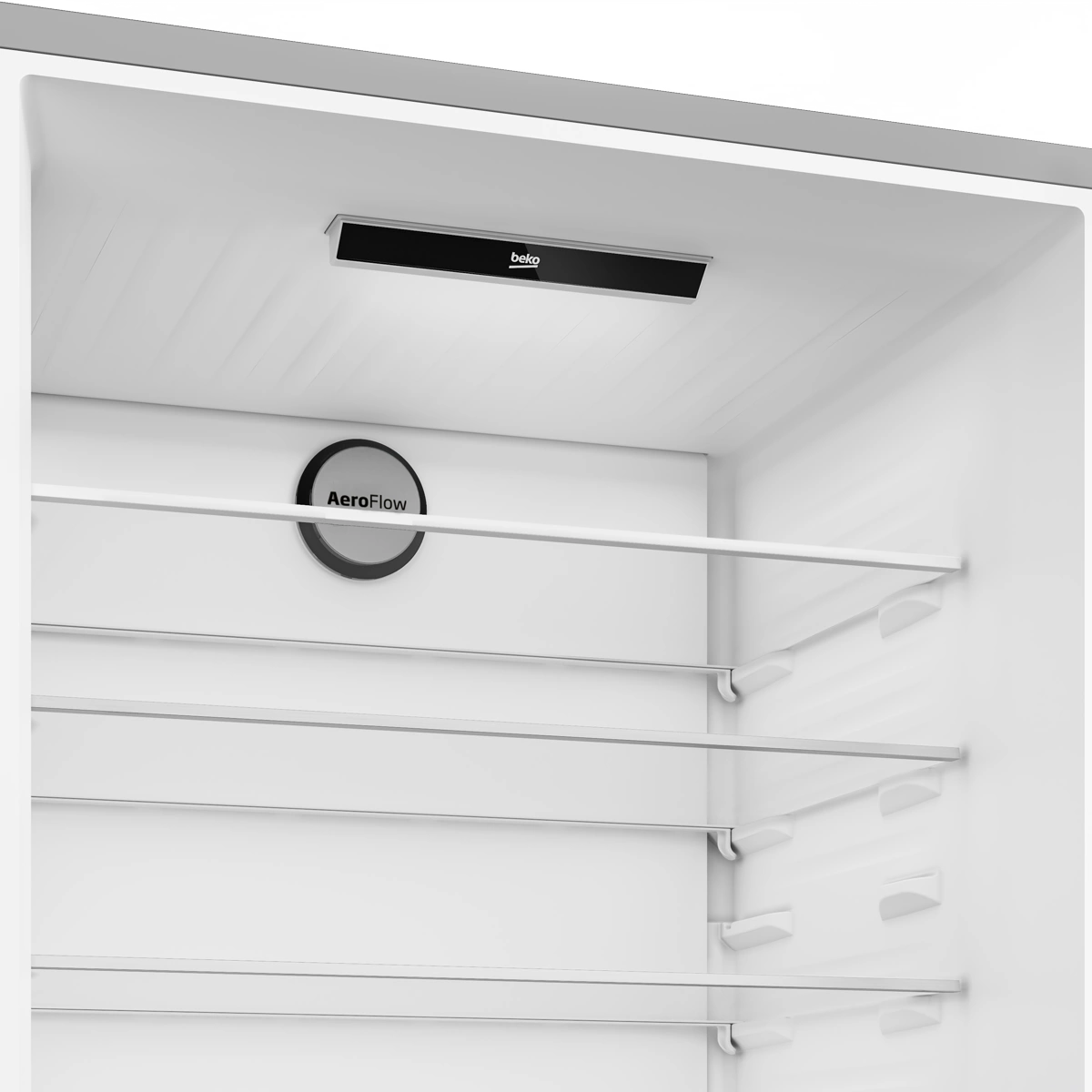 Beko Refrigerator A++ 509 L Bottom Freezer HarvestFresh Gray Inverter - Model B5RCNE66HXB