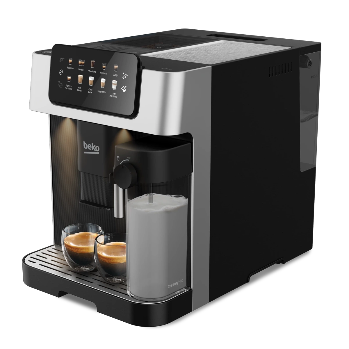 Beko Espresso Coffee Machine 19 Bar – 1350W – Milk Frother