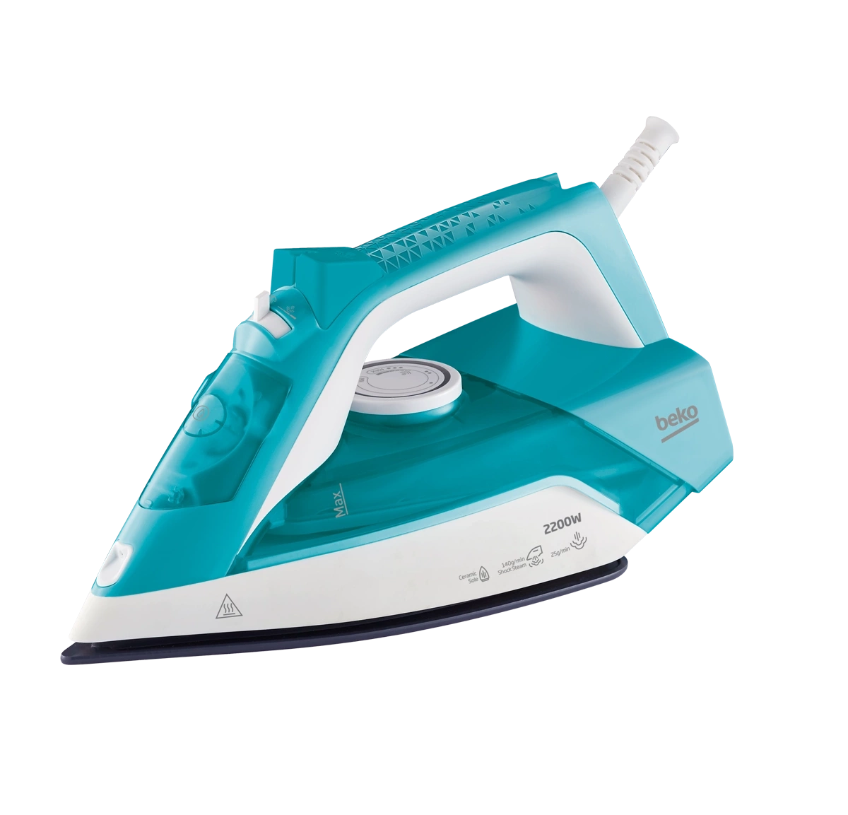 Beko 2200W Steam Iron – Leak Proof & Self-Cleaning – Blue