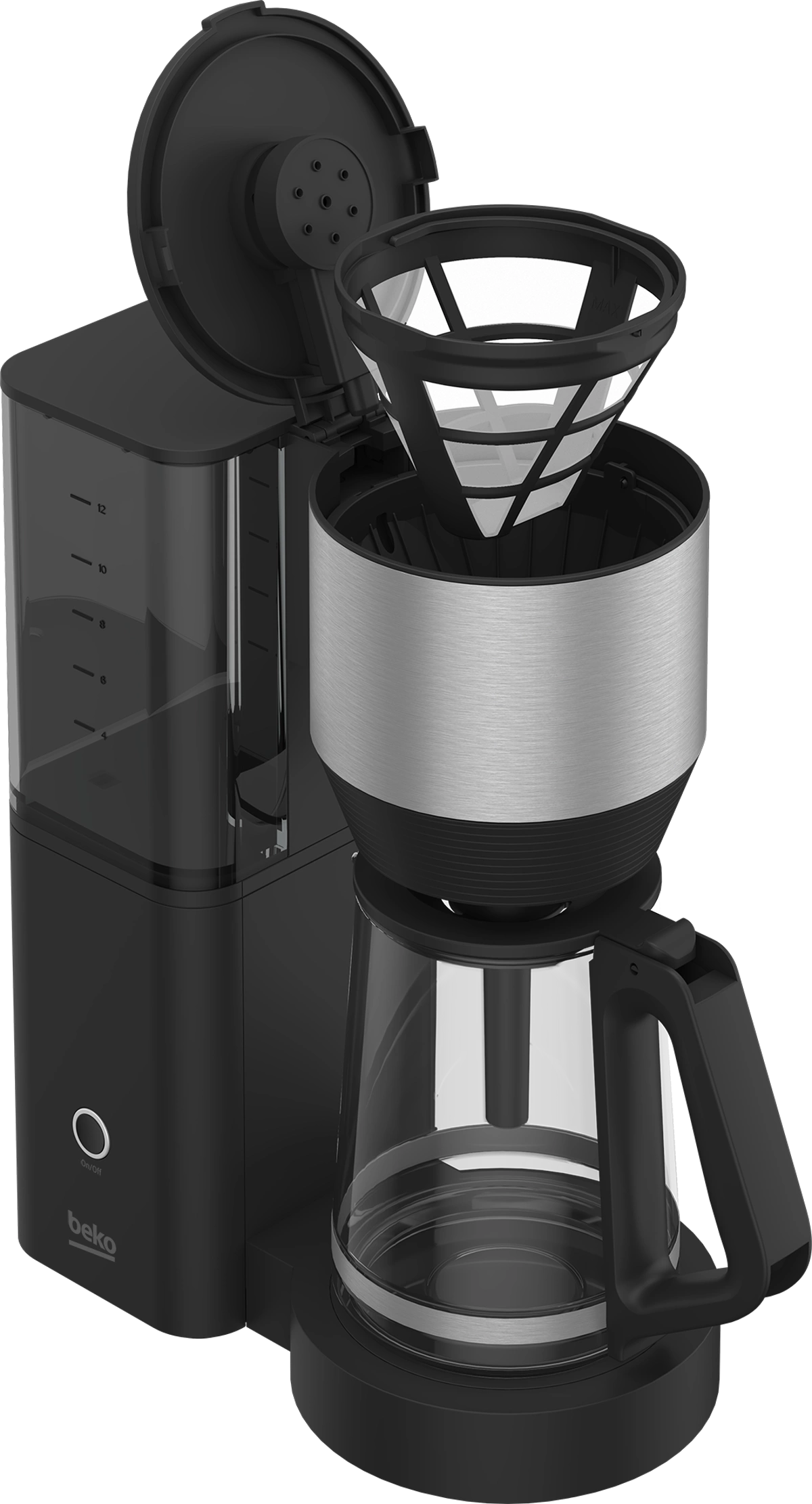 Beko American Coffee Maker 1000W 10 Cups Glass Jug