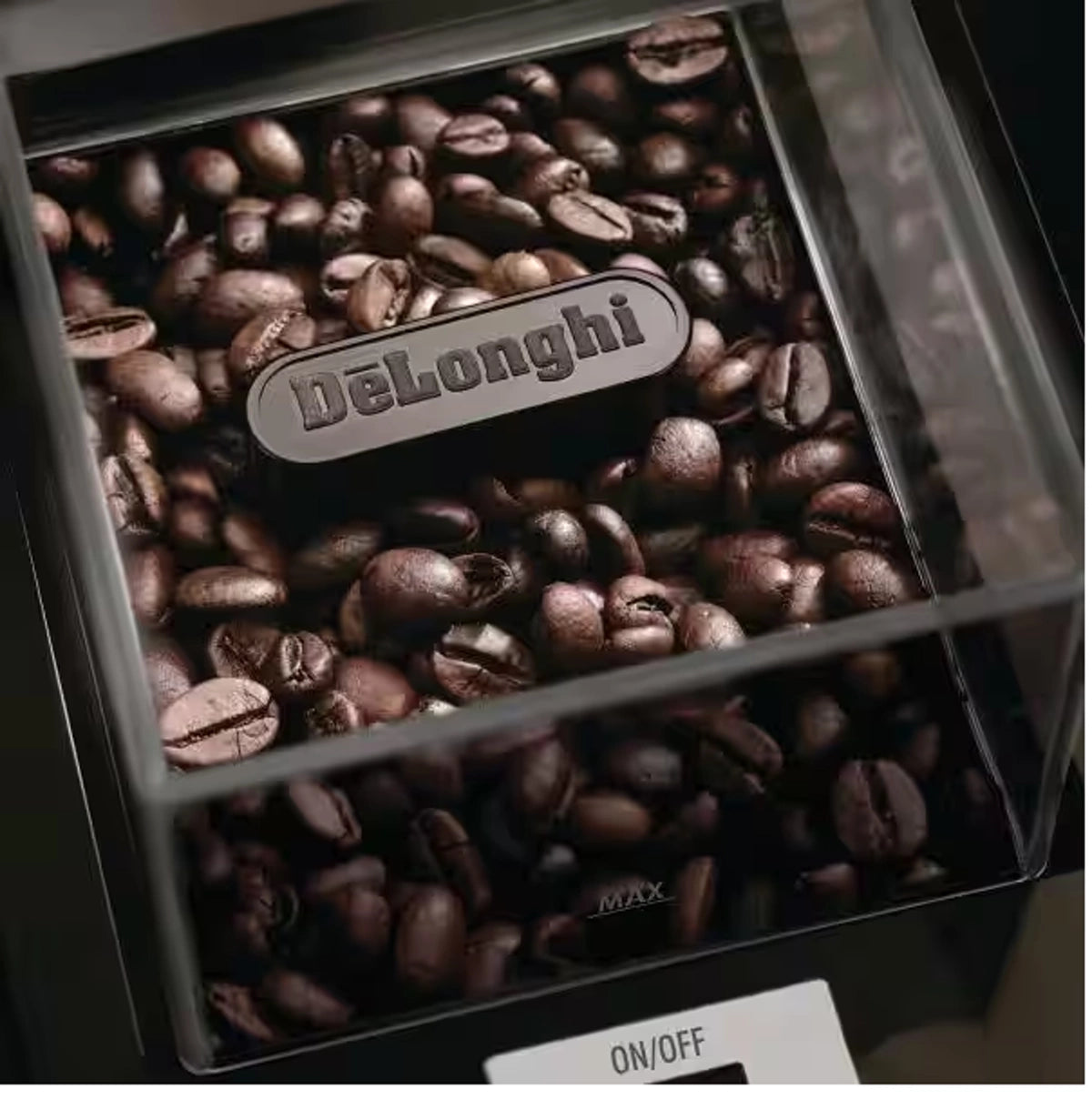DeLonghi Coffee Grinder - 16 Grind Settings, 120g Capacity