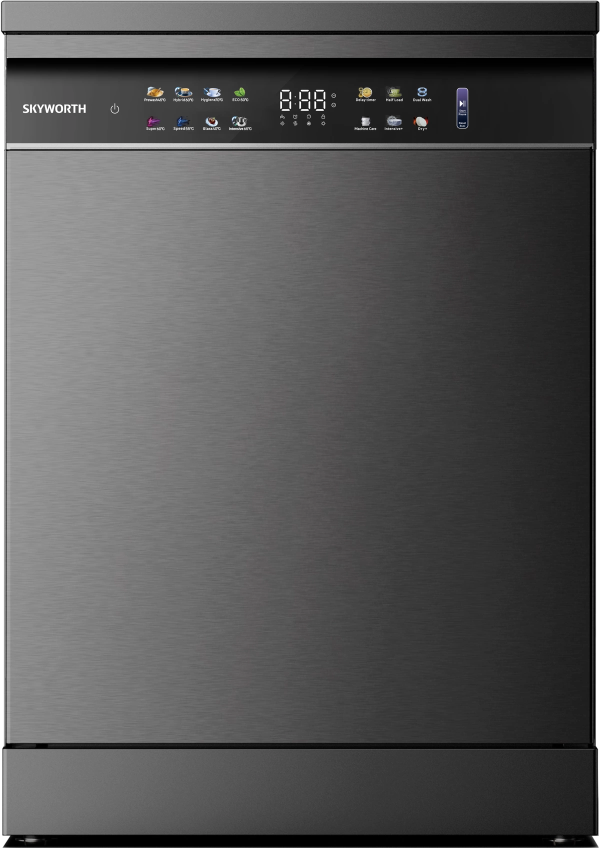 Skyworth Dishwasher 9 Programs A+++ Grey with Touch Control