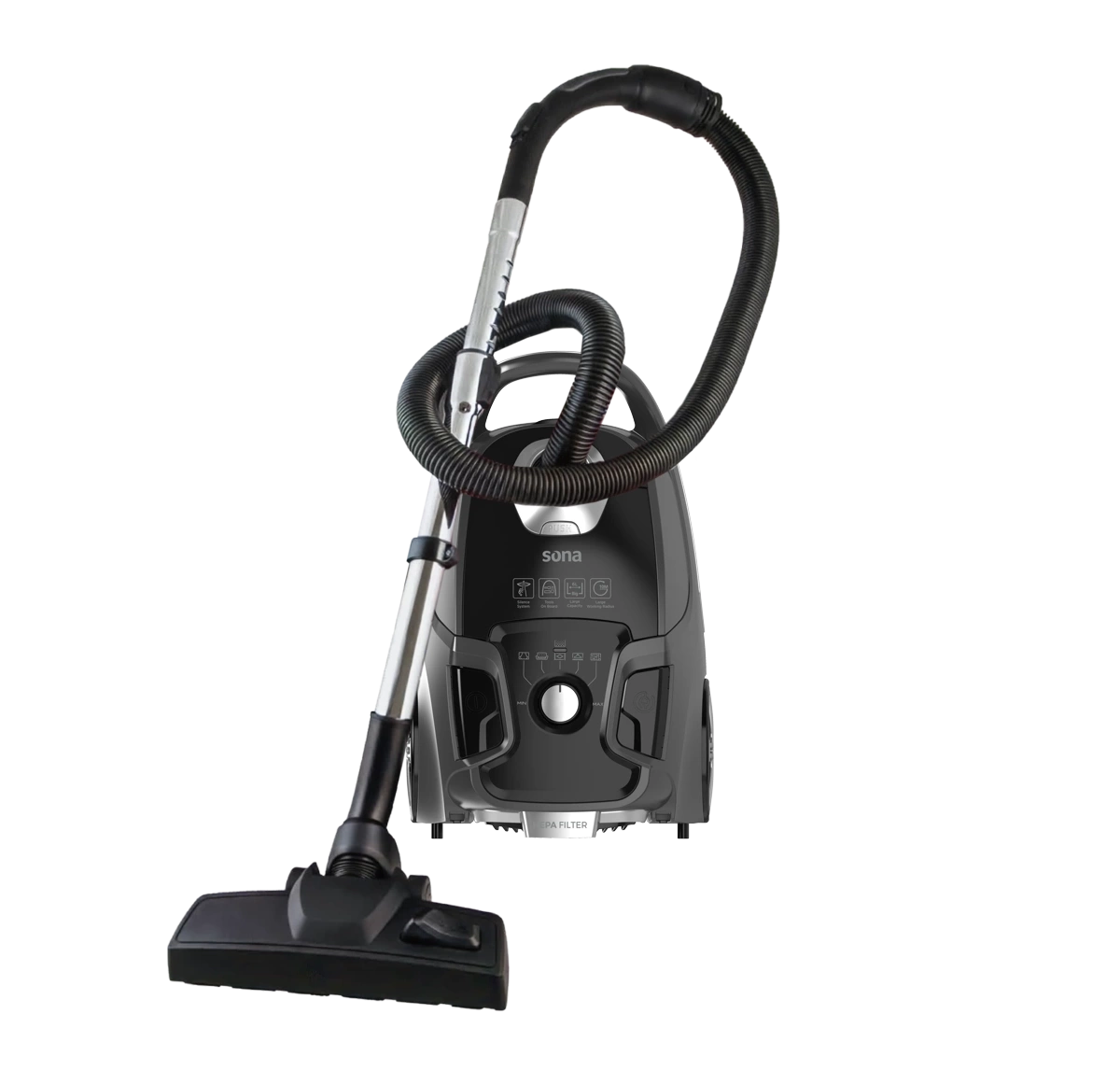 Sona Flat Vacuum Cleaner 2400W 6L HEPA Filter with Air Blower – Model SVC-52