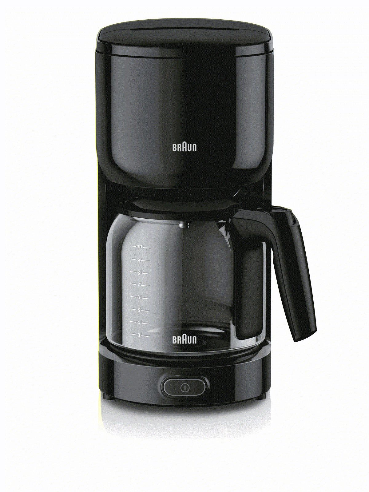 Braun PurEase Filter Coffee Maker 1000W 1.4L 12 Cups OptiBrew Technology Auto Shut-Off – Black (KF3120BK)