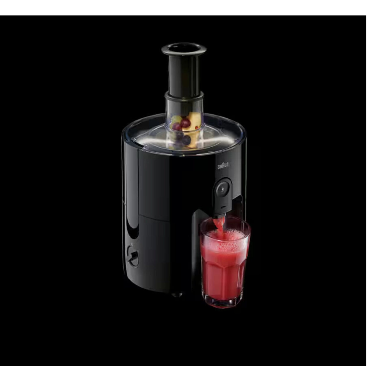 Braun PurEase Spin Juicer 600W 1.25L ColdXtract & FastXtract Technology – Black (SJ3100BK)