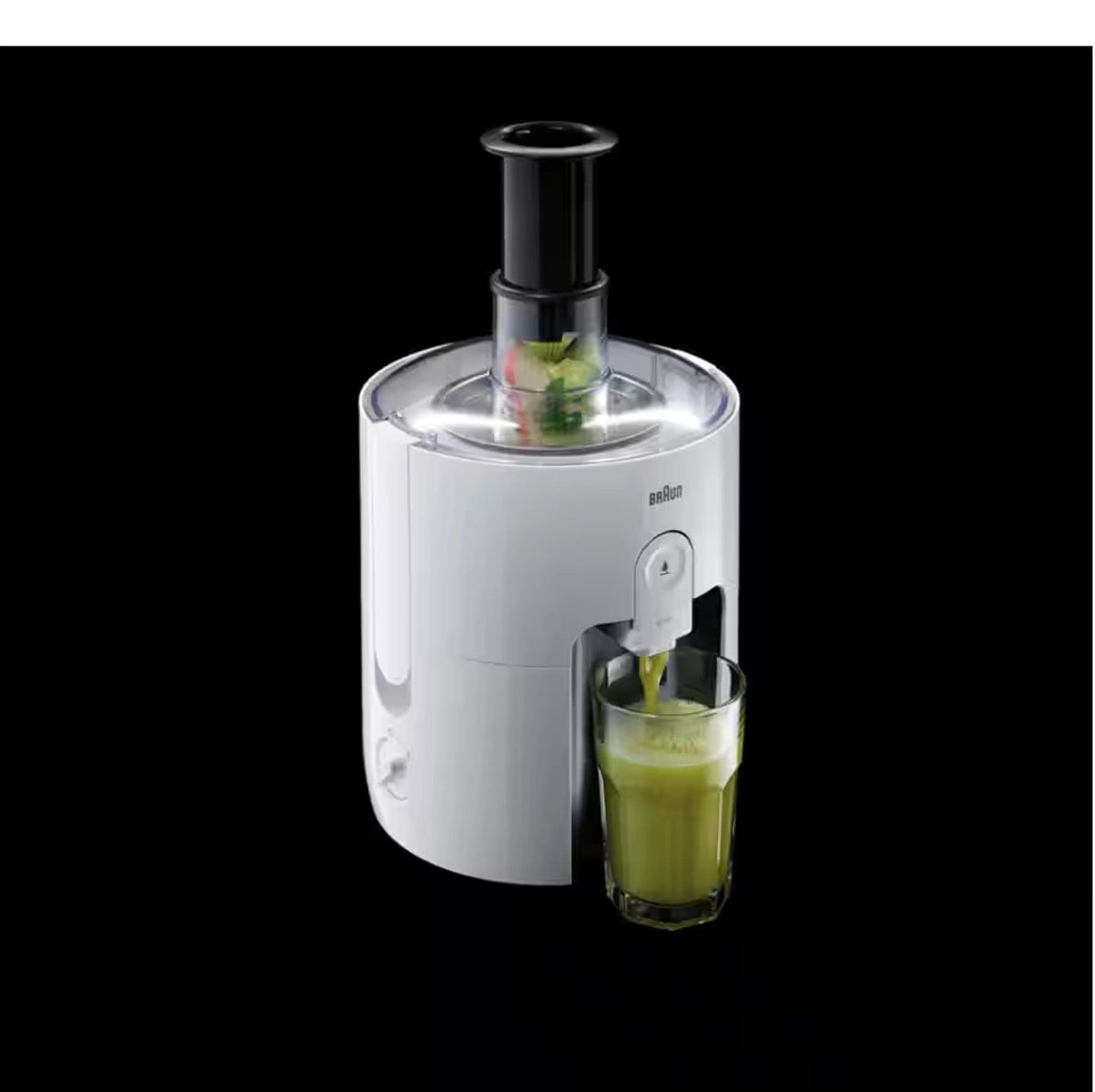 Braun PurEase Spin Juicer 600W 1.25L ColdXtract & FastXtract Technology – White (SJ3100WH)