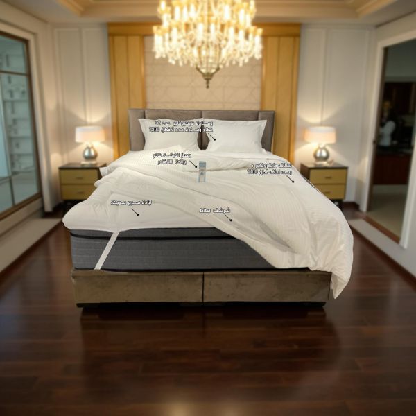 ARMN Cloud 9-Piece Bed Set – White Luxury Bedding