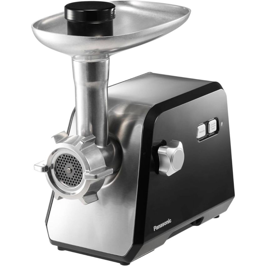 Panasonic MK-GX2010 Meat Mincer | 2000W | Stainless Steel Blades | Reverse Function | Silver/Black