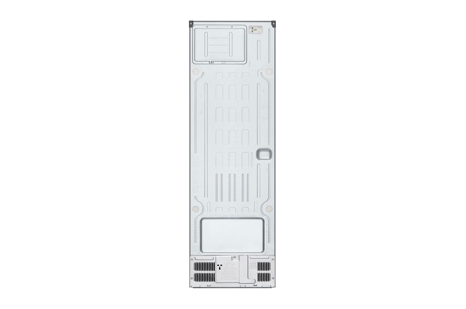 LG Upright Freezer 355L Silver No Frost (GC-B514ELFM)