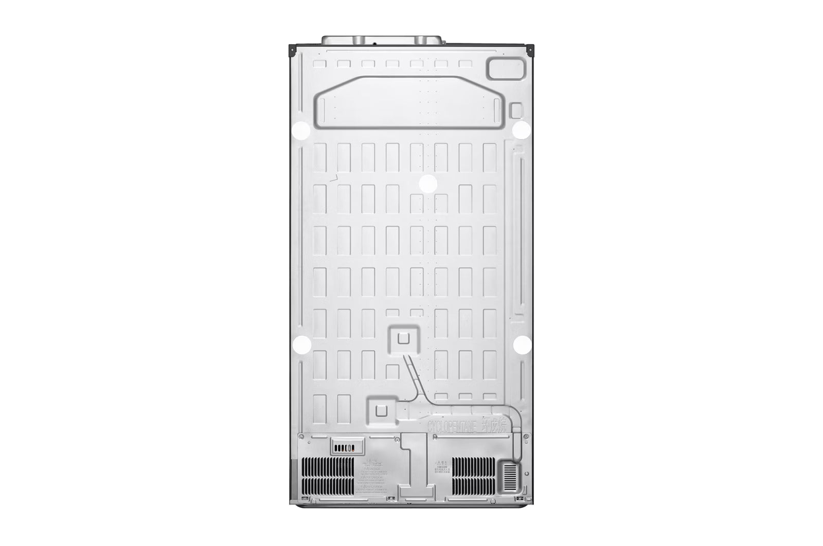 LG Side-by-Side Refrigerator 598L Silver InstaView (GCX-287TVSI)
