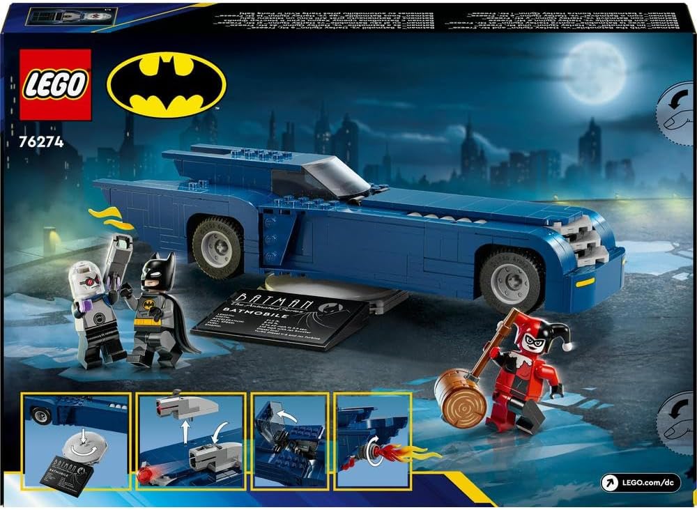 LEGO Batman - Batman with Batmobile vs. Harley Quinn & Mr. Freeze