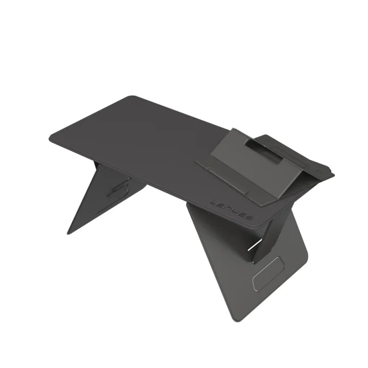 LENYES SDA230 Foldable Laptop Table – Black & Ergonomic