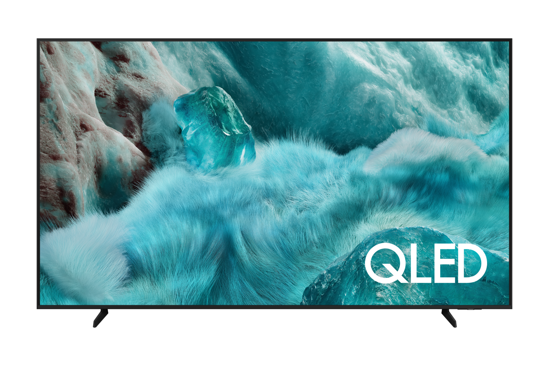 Samsung QA65Q7FAAUXTW 65 inch QLED 4K Smart TV Black — Front View