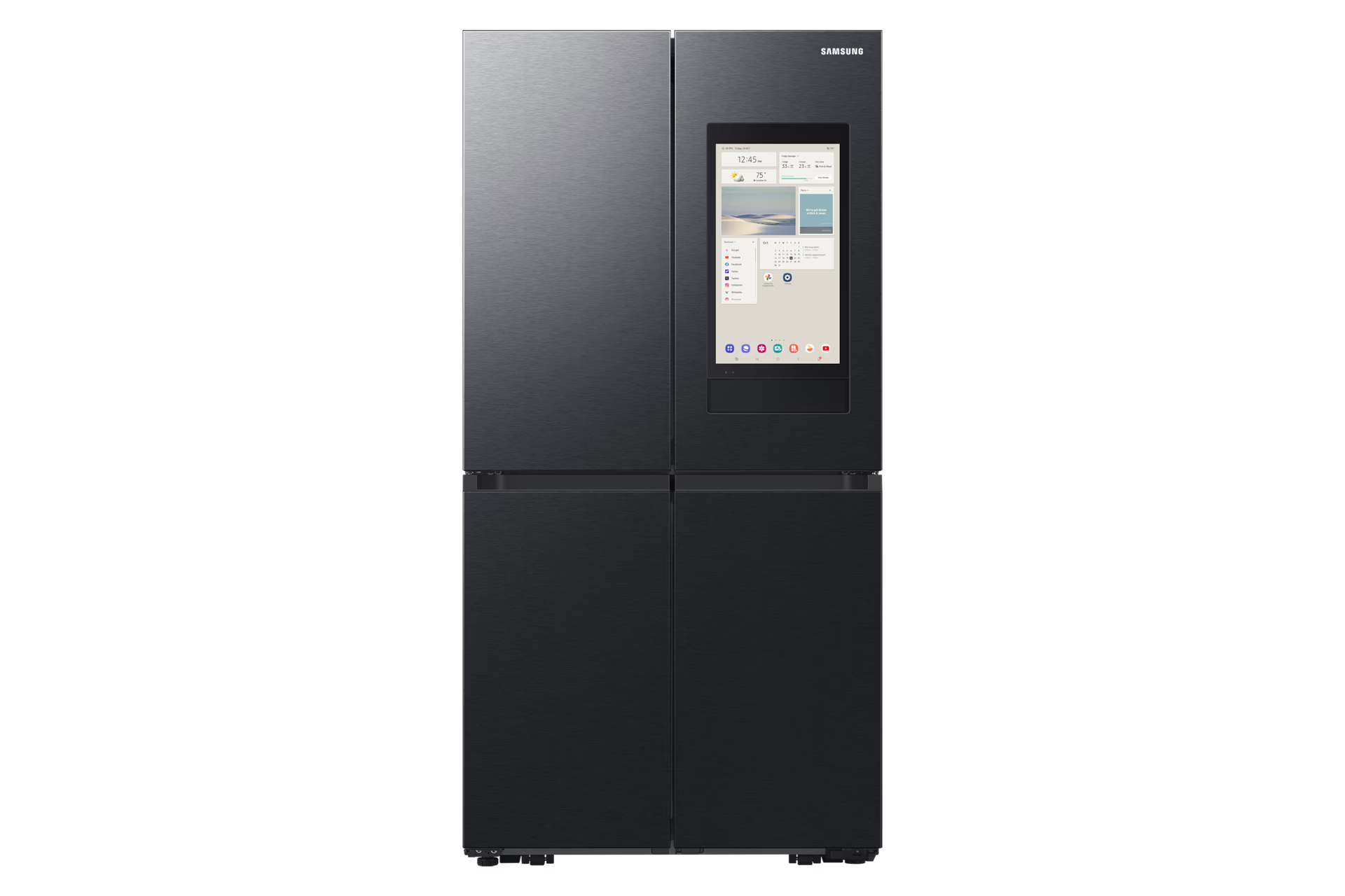 Samsung 636L Family Hub Refrigerator with 21.5" Touchscreen - Black