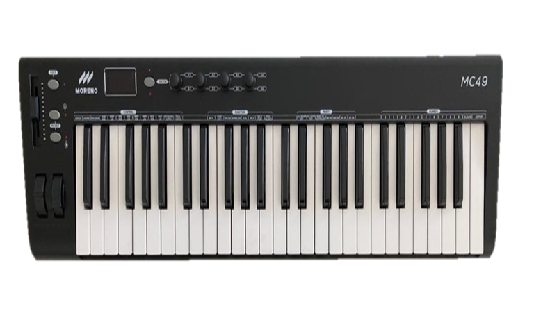 Moreno MIDI Controller 49 Keyboard - Black