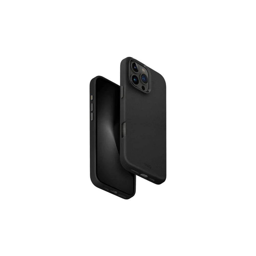 UNIQ HYBRID iPhone 16 Pro MagClick LINO HUE Case – Charcoal