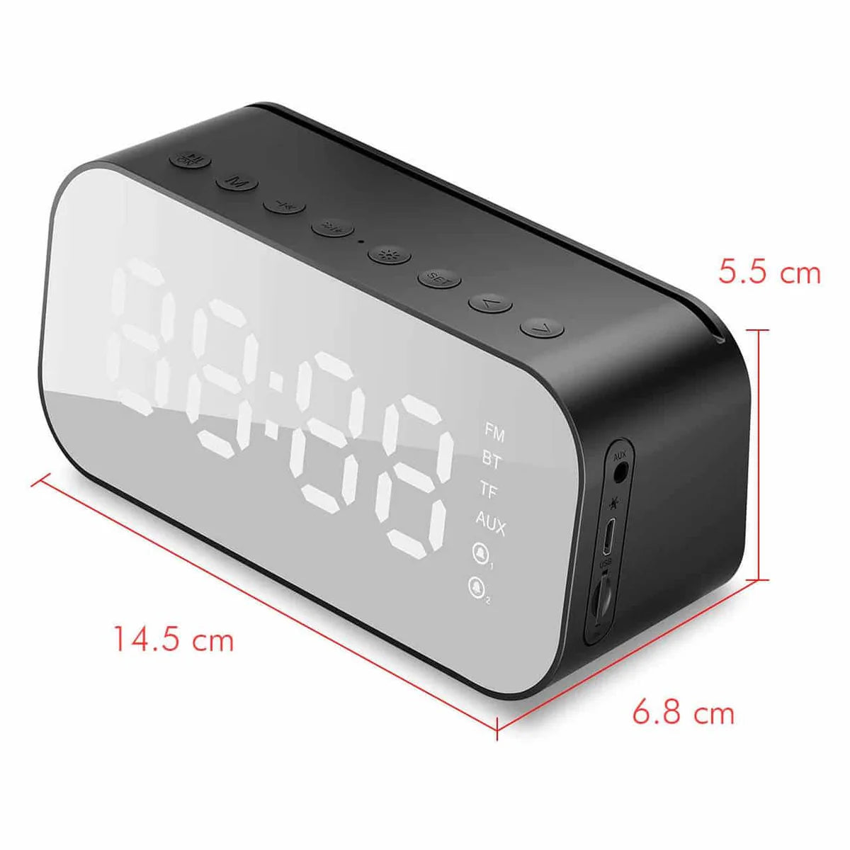 HAVIT M3 Bluetooth Speaker & Alarm Clock – All-in-One Design