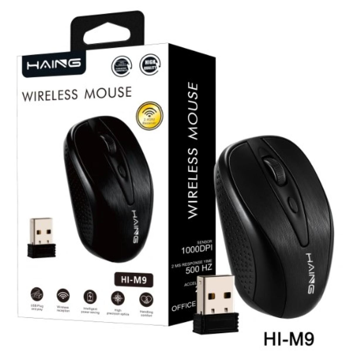 Haing M9 Optical USB 2.4G Wireless Computer Mouse