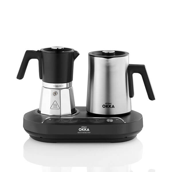 Arzum Okka Rich Moka Pot - 3-Cup Coffee Maker Frothing