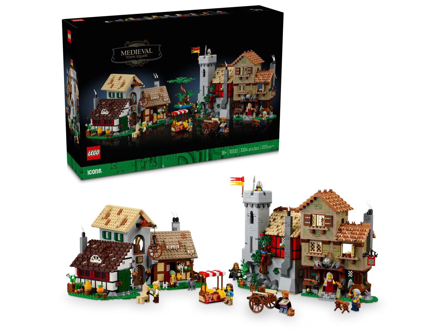 LEGO® Medieval Town Square – Iconic Historic Build