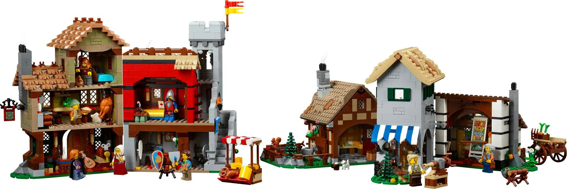 LEGO® Medieval Town Square – Iconic Historic Build