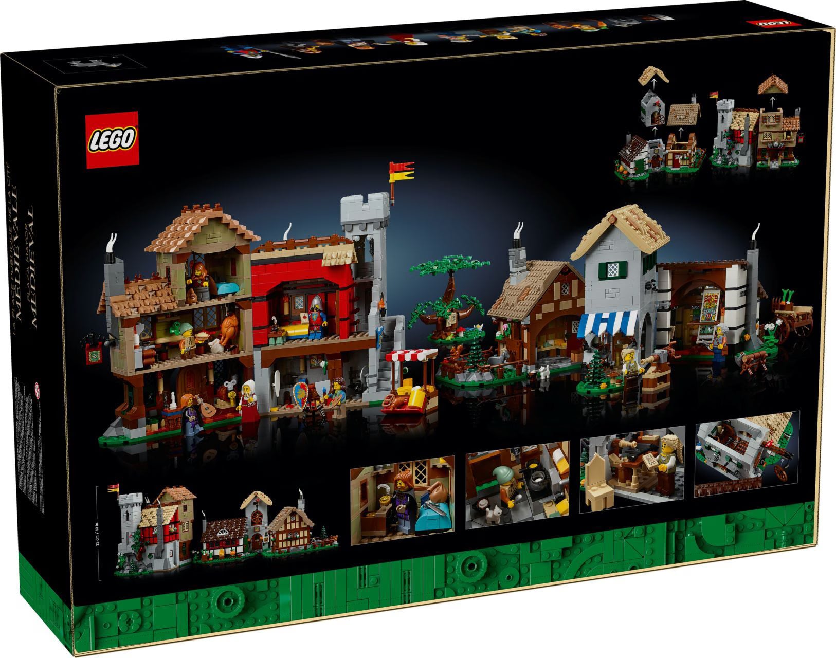 LEGO® Medieval Town Square – Iconic Historic Build