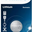Philips CR2032P1L/40 Lithium Battery – Long Lasting
