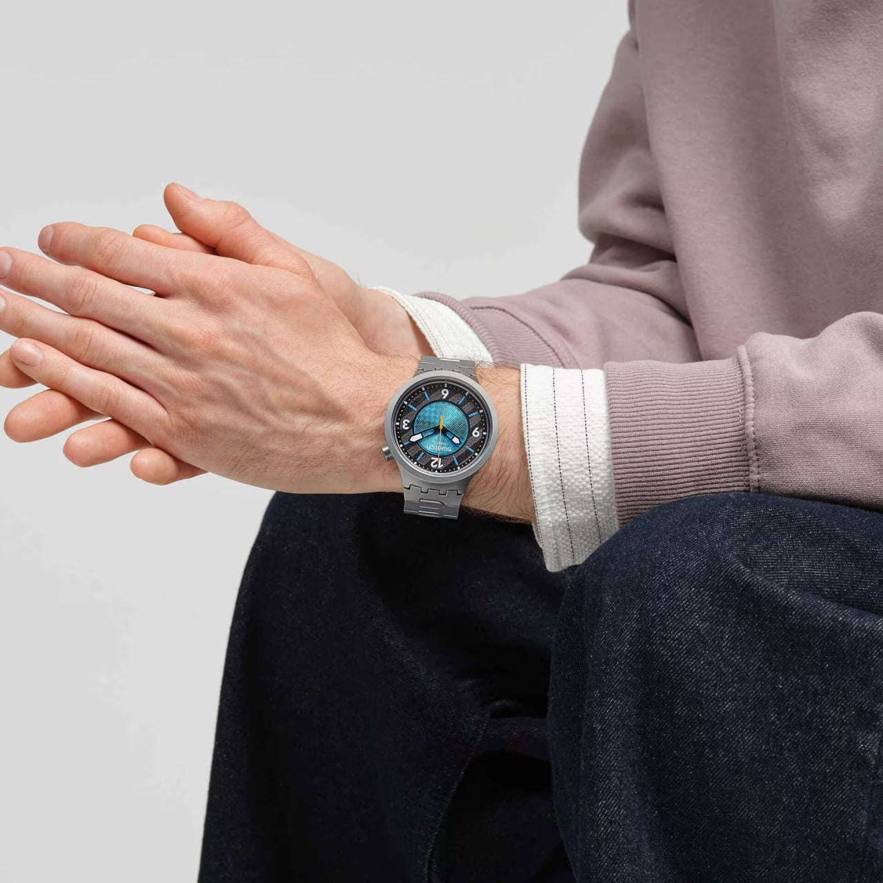 SWATCH SB07S116G MEN WATCH