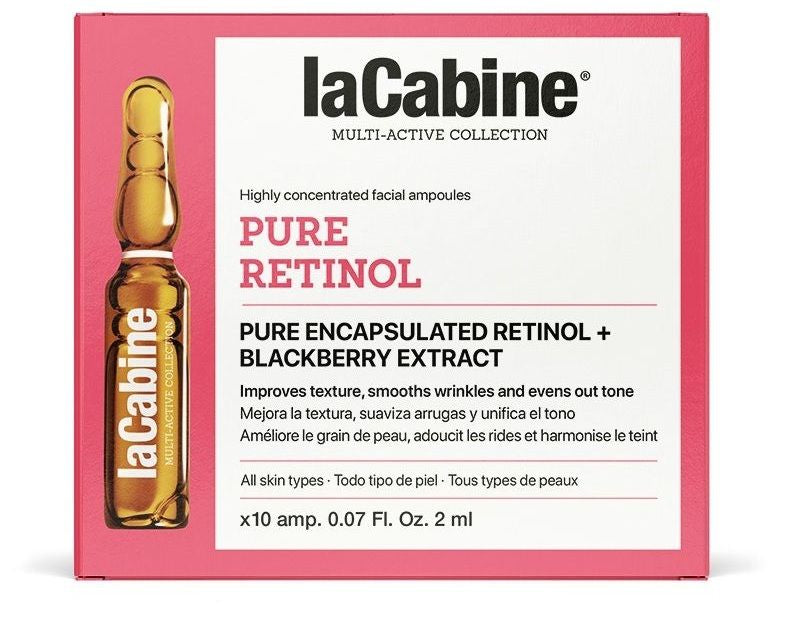 Lacabin Pure Retinol Ampoules 10×2ml – Skin Renewal & Wrinkle Reduction