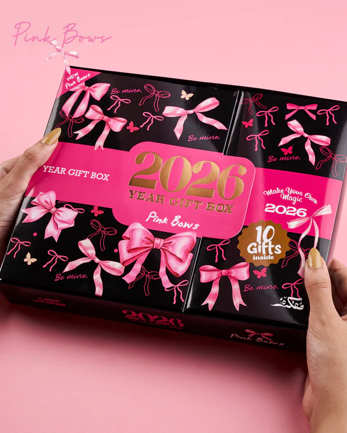 Mofkera Agenda Gift Set 2026 – Pink Bows