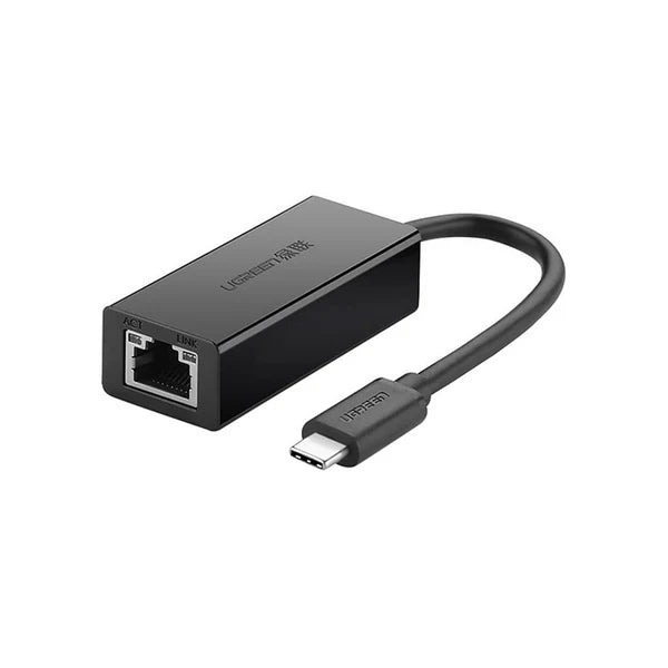 UGREEN USB-C to Ethernet Adapter 10/100/1000Mbps – Black