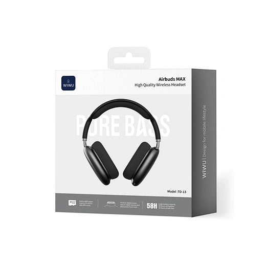 WiWU Airbuds MAX TD-13 - 58H Battery, Pure Bass Headphones