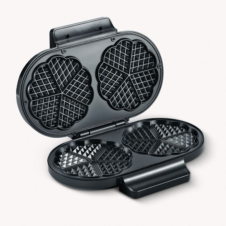 Severin Double Waffle Maker - Non-Stick & Space-Saving Design