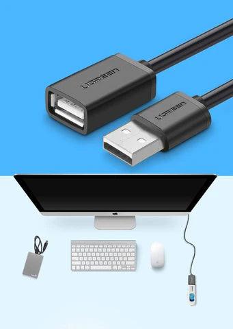 UGREEN USB 2.0 A Male to A Female Cable 3m (Black)