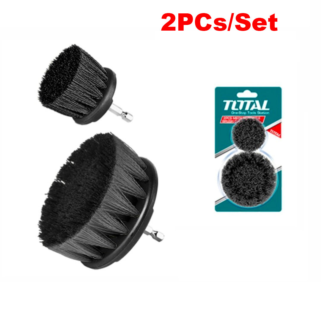TOTAL Hard Bristle Brush Set – Heavy-Duty Cleaning (TACH1235)