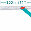 TOTAL Sliding T Bevel Gauge (TAHS3011) – Precision & Easy Angle Adjustment