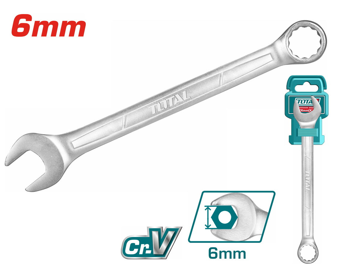 Total 6mm Open-End Wrench (TCSPA061) – Precision & Strength