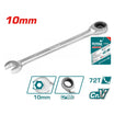 Total 10mm Open-End Wrench with Ratchet  Professional and Efficient Tool