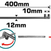 Total 8-10mm Rebar Bender (THBEB08102) – Precision Metal Bending Tool