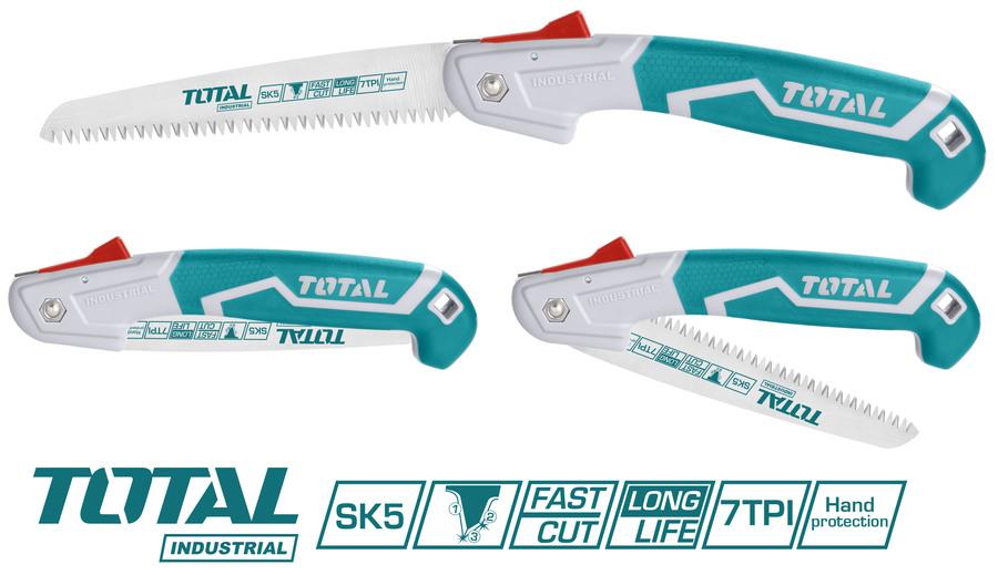 Total 7-Inch Folding Hand Saw | 18cm – Comfort and Power in One
