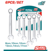 Total 8-Piece 8-17mm Combination Spanner Set (THT102266)